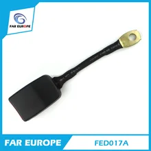 Черный цвет 21,5 мм язычок пластмассовый для автомобильного сидения пряжка ремня(FED017A