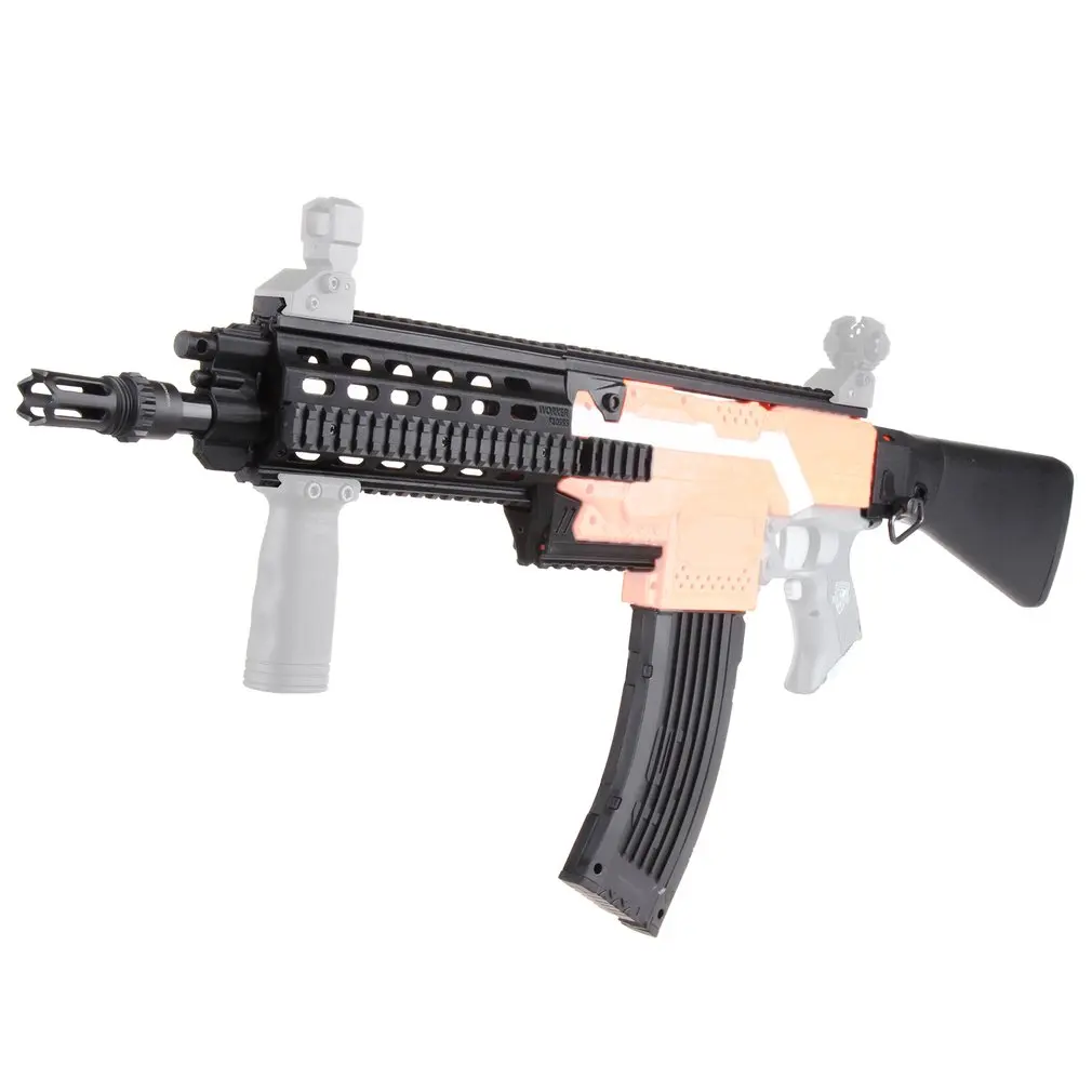 

Lightweight Gift Toys for Game Players Mod Extend Barrel Shoulder Stock Kits Combo 16 Items For Nerf STRYFE DIY Toy Guns Parts