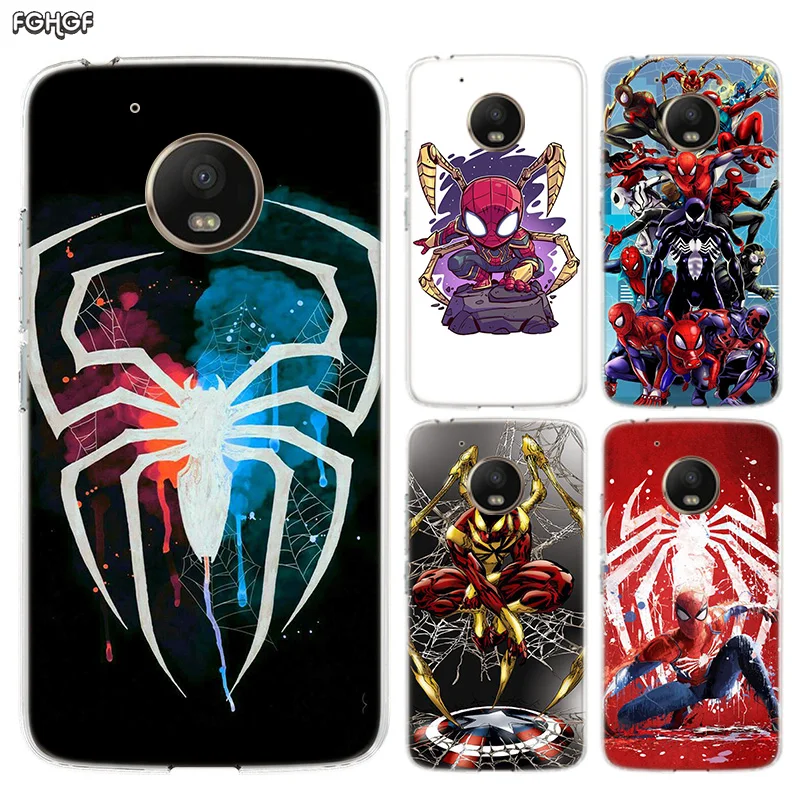 

Miracle Spider Man Silicone Riverdale Shell Back Case For Motorola MOTO G7 Power G5 G5S G6 E4 E5 Plus G4 Play Cover
