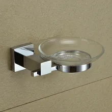 En gros et Au Détail Moderne 304 En Acier Inoxydable Porte-Savon Chromé Salle De Bains Savon Égouttoir
