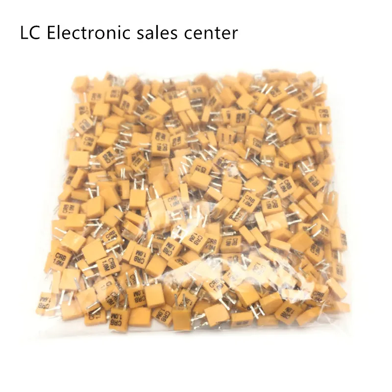 

20pcs In-line ceramic crystal CRB1.0M 1MHZ 1.000MHZ 1M 2 feet