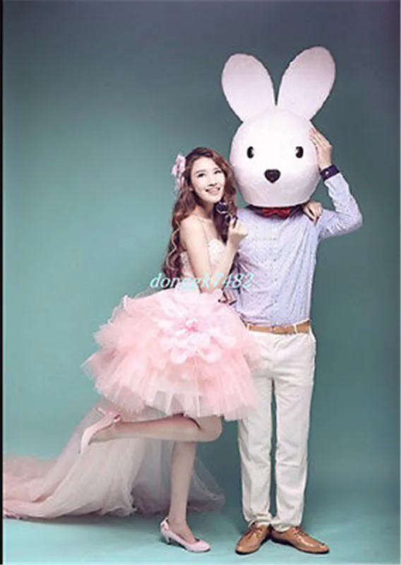 

Advertising Carnival Easter Bunny Rabbit Mascot Costume Just Head Suits Outfits Cosplay Party Game Dress Adults Size Holiday