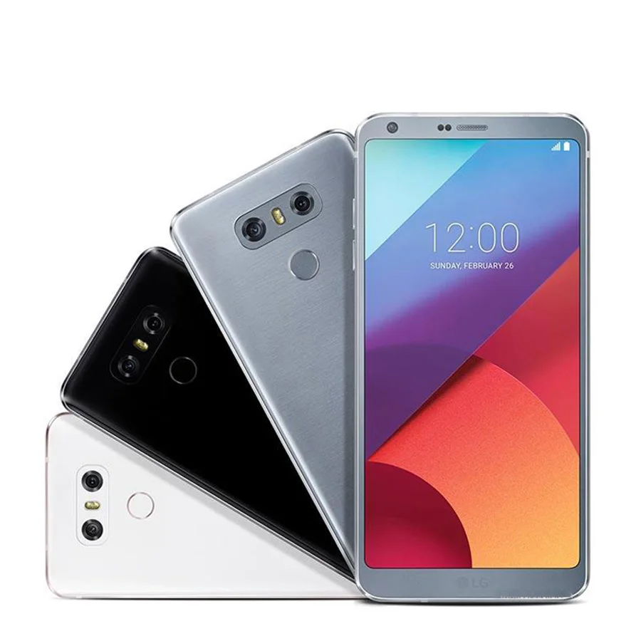 Разблокированный мобильный телефон LG G6 4G RAM 32G ROM четырехъядерный 13MP 5,7 ''Snapdragon 821 4G LTE мобильный телефон Android LGG6 телефон
