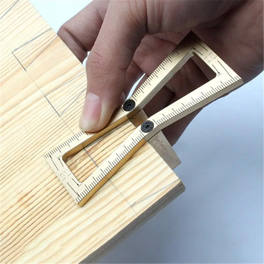 

Woodworking Dovetail Mortise Gauge Industrial Spacing Mortise And Tenon Joint Perambulator Large Size Decoration Scriber