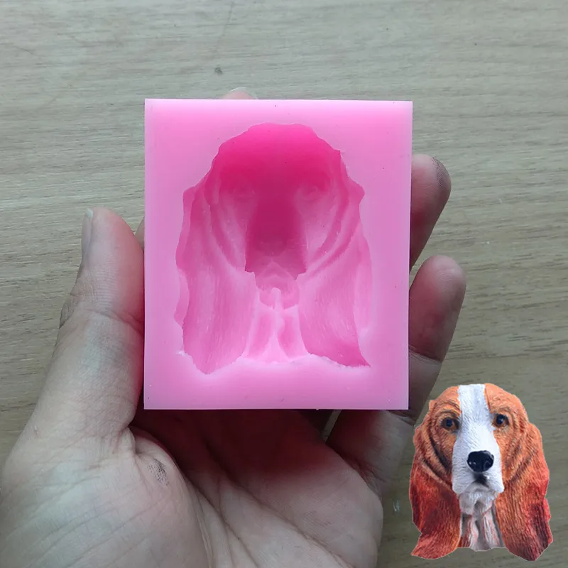 Dog Shape Silicone Cake Mold, Baking Mould For Candy Cookie Chocolate