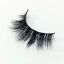 UPS 300 пара ручной работы настоящие норковые меховые накладные ресницы 3D полосы норковые ресницы Толстые Поддельные Искусственный макияж ресниц Красота