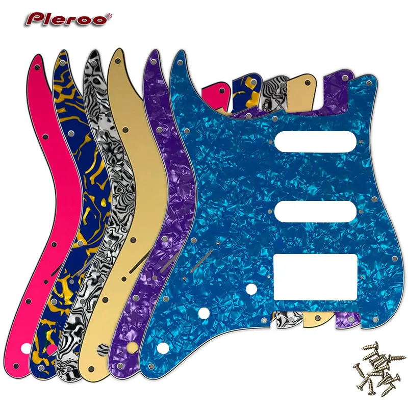 Детали для электрогитары левой руки США Мексика Fd Stratocaster 11 отверстий HSS PAF