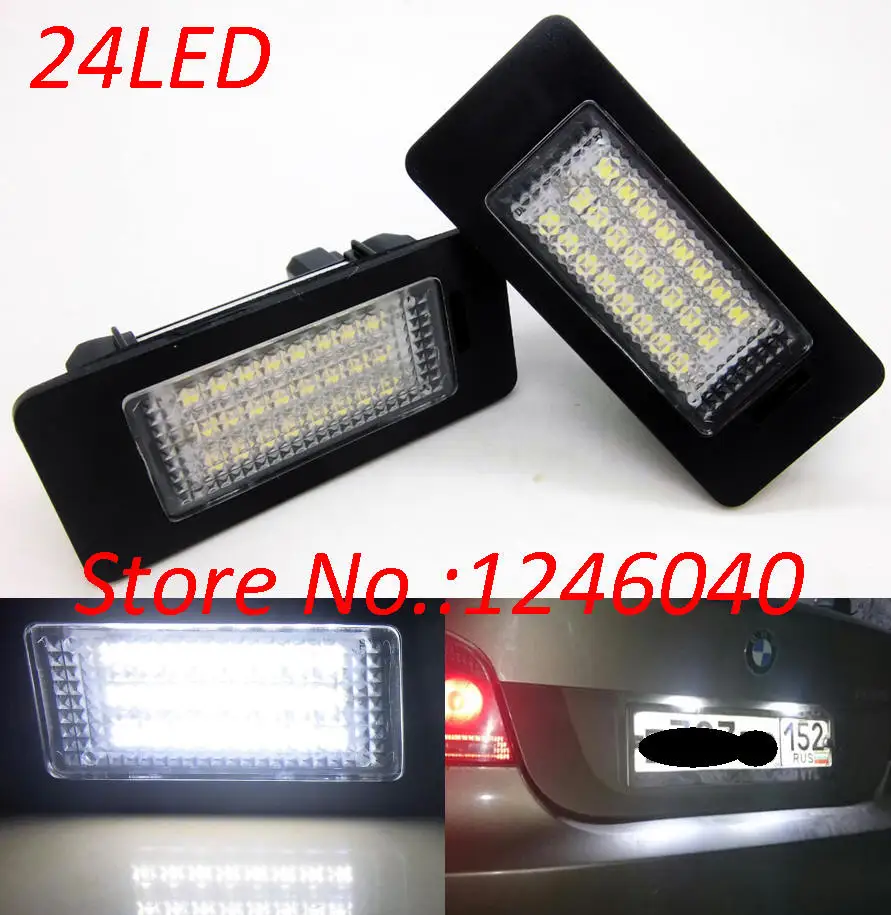 2 шт. Led номерной знак светильник для BMW E39 E60 E70 X5 E53 X6 E90 E91 E92 E93 E82 F10 F11 F15 F30 F31 F32 F34 F25 F36