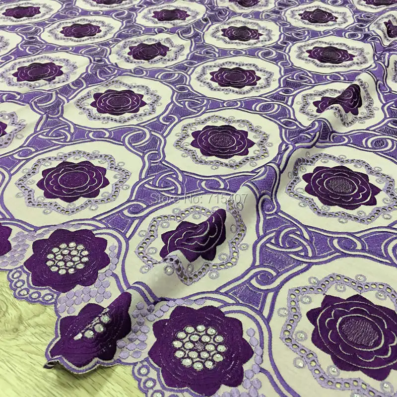 Швейцарская вуаль кружевная хлопковая вуаль кружевная фиолетовая вышивка в Швейцарии 058 высокое качество нигерийская французская вуаль кружевная ткань
