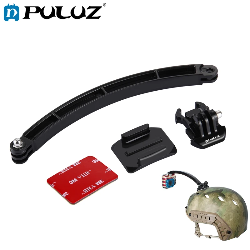 

PULUZ Helmet Amount Set For Gopro Outdoor Motorcycle Cycling Helmet Extension Arm Set For Go Pro HERO6 etc.