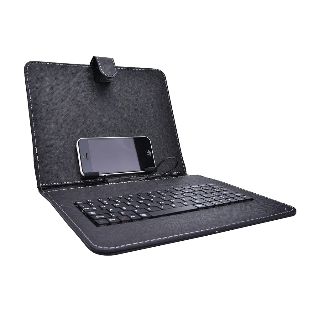 Универсальный черно-белый чехол из искусственной кожи 7, 8, 9, 9,7, 10 дюймов, подставка для планшета, клавиатура, чехол, микро чехол для ipad, ноутбука