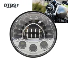OTBS 7 дюймов светодиодный мотоциклетный фонарь для Harley Touring Softail Trike FLD FLHTCUSE Street Glide