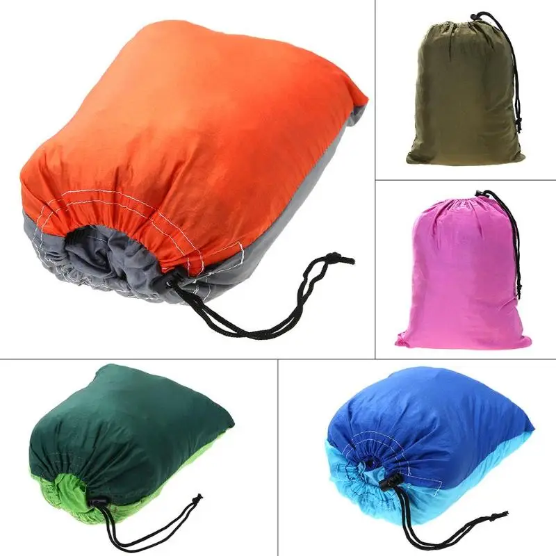 2 Persons Use Large Outdoor Hammock Mosquito Net Camping Hanging Sleeping Bed Swing High Strength Home Garden Hanging Bed