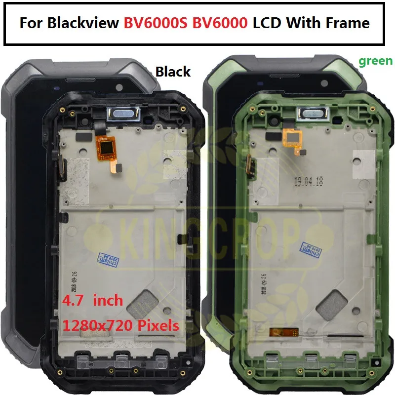 

4.7 inch For Original Blackview BV6000S BV6000 LCD Display +Touch Screen Digitizer Assembly 1280x720 All Version Android 7.0 6.0