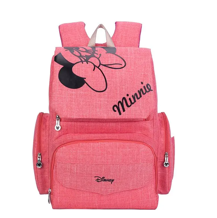Disney рюкзаки Мумия мешок многофункциональный большой емкости двойной плечо дорожные сумки детские сумки бутылки изоляции сумки DPB03 - Цвет: DPB26-PINK(U2g)