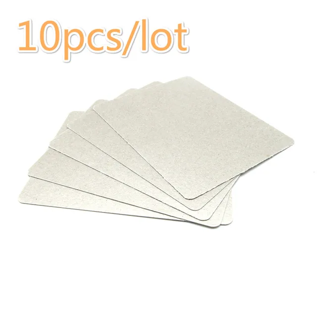 Us 5 54 10pcs 12 15cm Spare Parts Thickening Mica Plates Microwave Ovens Sheets For Galanz Midea Panasonic Lg Etc Magnetron Cap In Oven