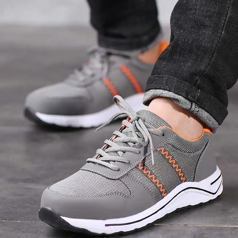 2019 Men's Working Shoes Lightweight 0.3KG Steel Toe Cap Work & Safety Boots Breathable Male Puncture Proof Boots Casual Sneaker 2019 Men's Working Shoes Lightweight 0.3KG Steel Toe Cap Work & Safety Boots Breathable Male Puncture Proof Boots Casual Sneaker