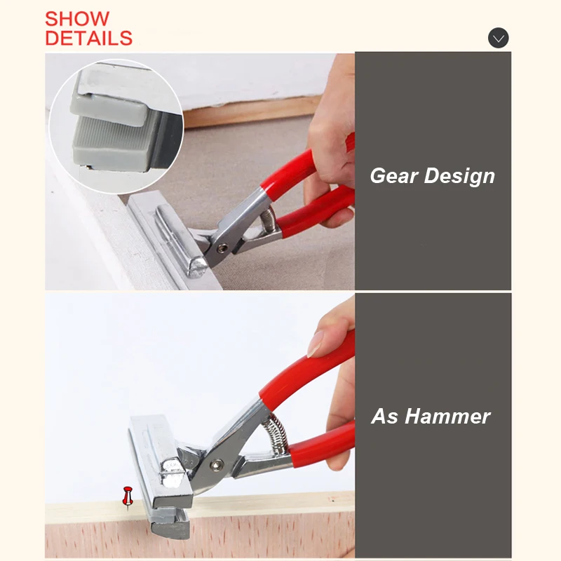 Professional Canvas Plier 4.75/" Oil Painting Clamp for Stratching Oil Paint