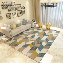 Zeegle ковер в европейском стиле Противоскользящий коврик для ванной коврик мягкий детский игровой коврик для гостиной комнатной спальни ковер Декор