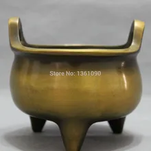 Xd 00387 Тибет Бронзовая Статуэтка Сбора Поклонения Молиться Статуя Буддизм Курильница Курильница