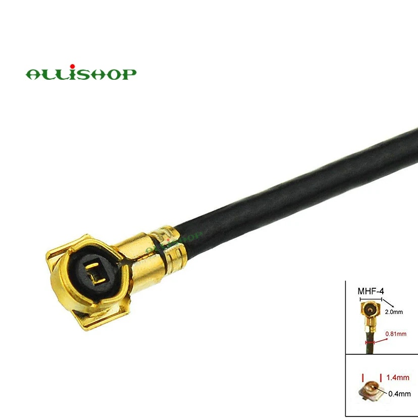 IPEX MHF4 к RP SMA U.FL IPX M2 гнезду для Mini PCI 0 81 мм 7260NGW 8260NGW карта Intel Wi Fi плата|Соединители| |