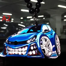 Авто Мода кулон интерьер автомобиля заднего вида зеркальный орнамент подвесной Шарм Автомобиль Стайлинг