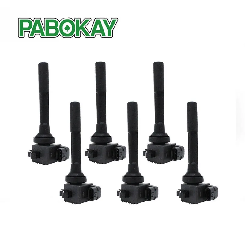 

For Honda Acura 3.5L Isuzu Rodeo Set of 6 Ignition Coil Pack UF245 1998-2001 8971363250 8971745540 8-97136-325-0 8-97174-554-0