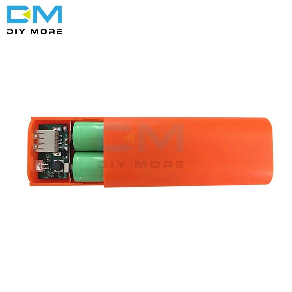 2*18650 custodia per banca di alimentazione USB portatile 5V portabatteria fai da te scatola di ricarica gratuita per saldatura per ricarica del telefono senza batteria - immagine 5