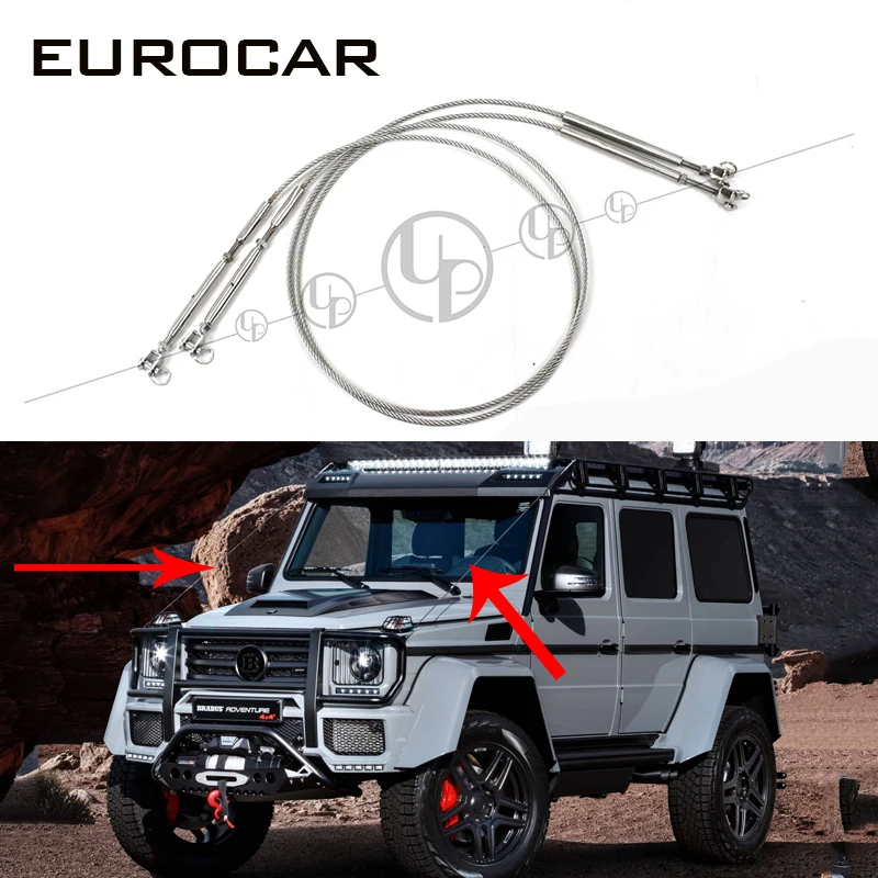 Тросовой трос G class W463 4X4 из нержавеющей стали для G350 G500 G55 G63 G65 Тросовый