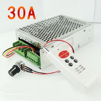 

Wireless remote control DC motor speed controller DC motor 30A 12V 24V 30V Positive inversion control limit
