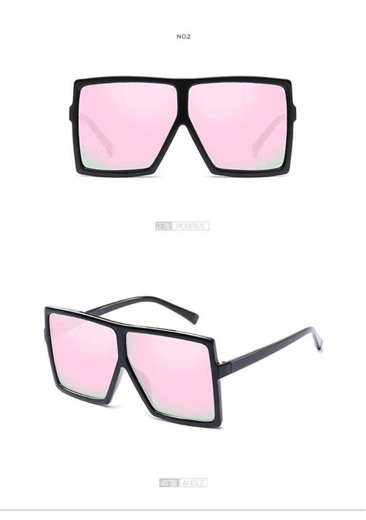 oversized rimless sunglasses square big black one piece lens yellow sun glasses for women men 2018 uv400 (9)