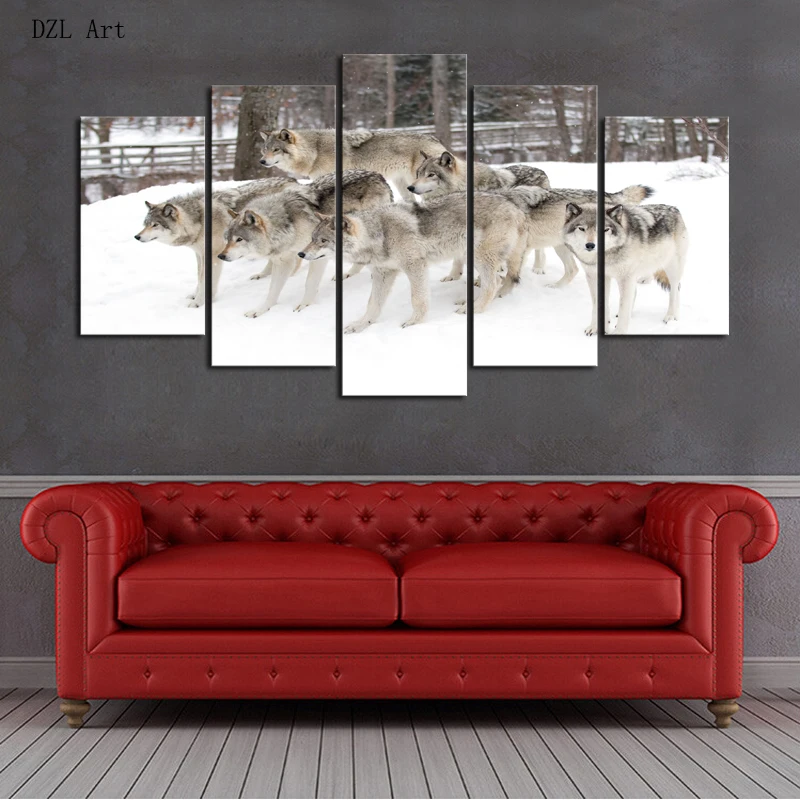 

Drop shipping Wolf Print on Canvas Painting Room DECORATION,WALL PAINTING,WALL ART CANVAS