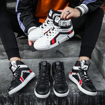 

Autumn Man Boots Comfortable Casual Shoes For Men Winter Quality High Top Fashion Shoes Male New Comfortable Walking Shoes Brand