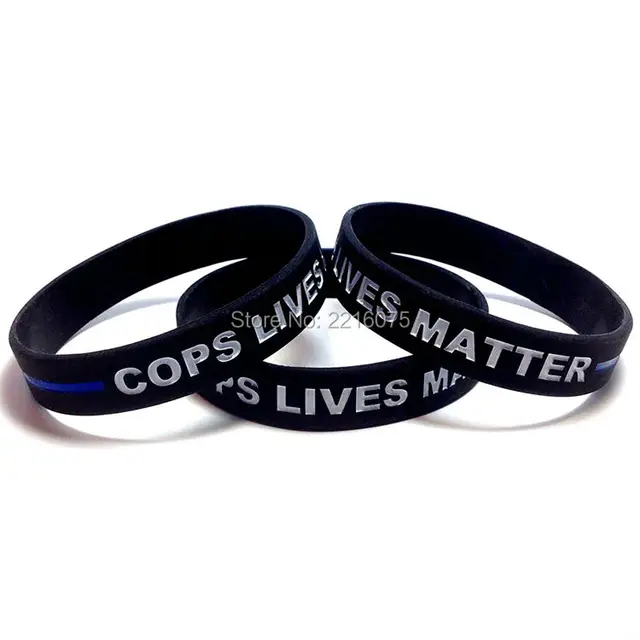 300pcs Cops Lives Matter Thin Blue Line Silicone Wristband Rubber 300pcs Cops Lives Matter Thin Blue Line Silicone Wristband Rubber Bracelets Free Shipping By Dhl Express