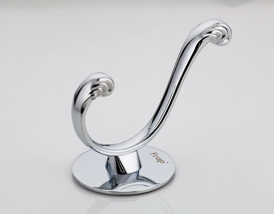 Frap 3 шт. современный настенный металлический крючок большого размера для ванной комнаты, крючки для полотенец, Декоративная вешалка для одежды, Креативные аксессуары F210