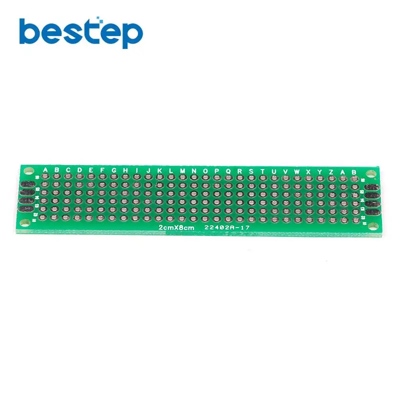

5PCS 2*8cm Double Side Prototype PCB Bread Board Tinned Universal 2x8cm PCB