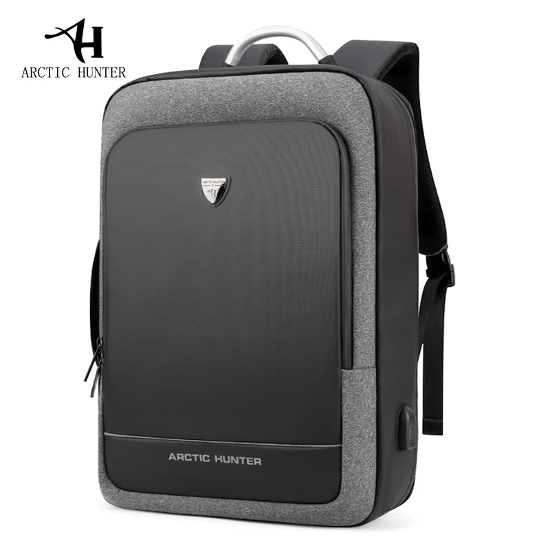 Us 54 45 Off Arctic Hunter Usb Backpack Male Multifunction Portable Hand Bag Shoulder Business Travel 15 6 17 Inch Laptop Men In
