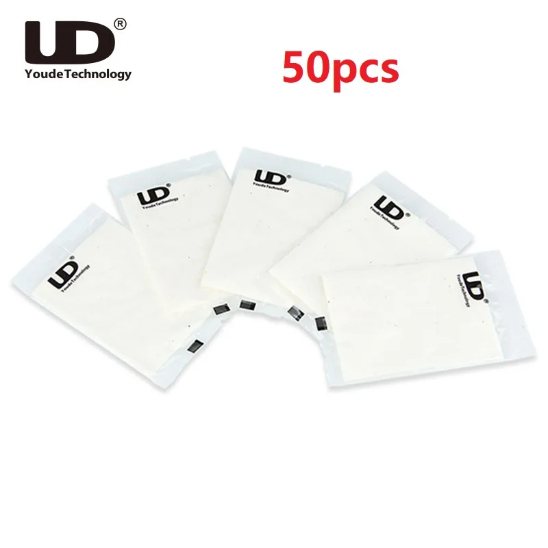 

50pcs UD RDA Atomizer Wicking Organic Japanese Cotton electronic cigarette vape accessory for RDA / RTA / RDTA E cig