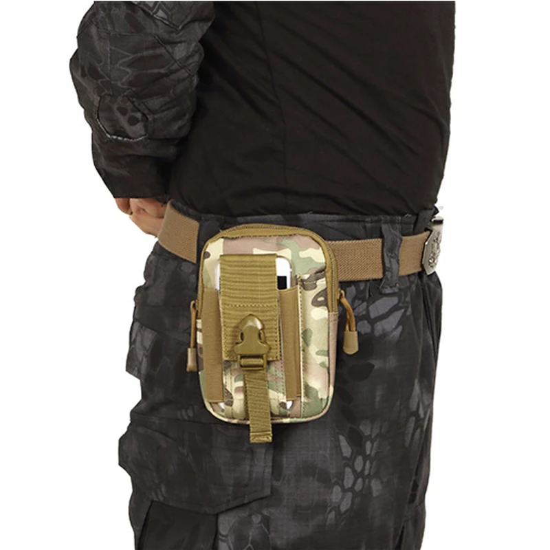Military Waist Bag Men Army Fanny Pack Casual Mobile Phone Belt Bag 