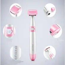 Полностью моющаяся электрическая бритва 2 в 1, безопасная бритва, женский эпилятор, бритва для ног, средство для удаления волос под мышками