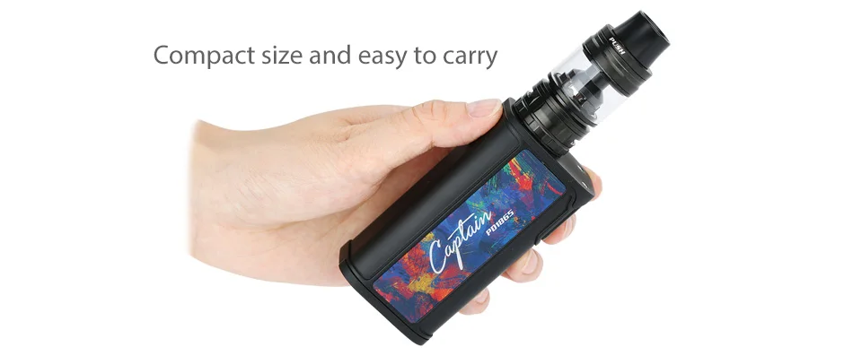 Clearance Price!!! Original Vapeonly Captain PD1865 Kit w/ 3.6ml Captain Mini Tank No 18650 Battery Vape Kit VS Drag 2/ Luxe Kit