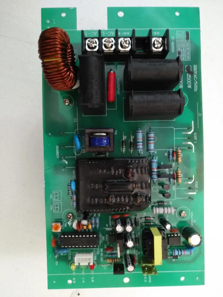 

2500W electromagnetic heating control panel / the electromagnetic heater support customized induction coil