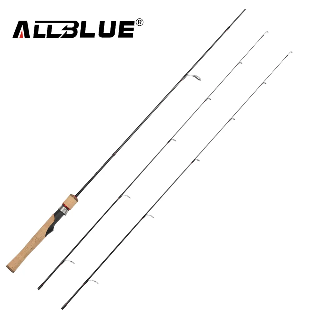 

ALLBLUE Viking Spinning Rod UL/L 2 Tips 1.68m Ultralight 1/32-1/4oz 2-8LB Carbon Fishing Rod pesca peche Fishing Tackle