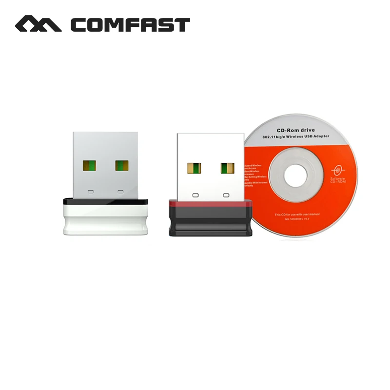 comfast Hot 150Mbps MINI Wireless USB WiFi Adapter Dongle Network LAN Card 802.11n/g/b Antenna wi-fi For WindowsXP/7 Vista Linux