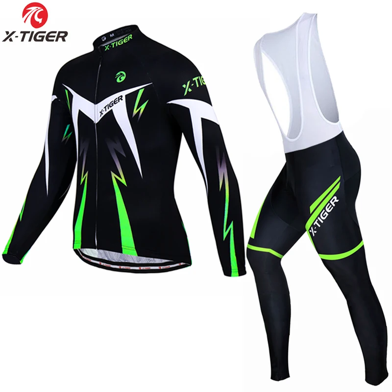 

X-Tiger Long Sleeve Cycling Jersey Sets Bicycle Clothing Bike Wear Clothes Roupa Ropa De Ciclismo Hombre Bike Clothes Kit 2020