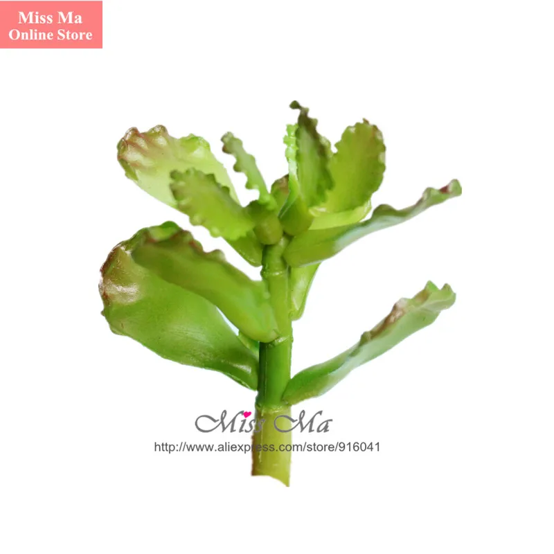 Индиго- 200 шт Мини зеленое искусственное суккулентное растение кукуруза, Мак пластиковые цветочные украшения стола