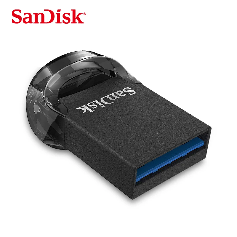 SanDisk Fit USB Flash Drive 64gb CZ430 16GB mini USB Pen Drive 3.1 Up to 130MB/S pendrive high Speed USB 3.0 USB Stick 32gb 128G