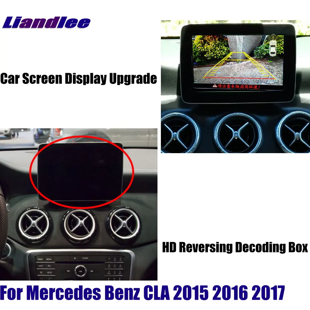 Liandlee для Mercedes Benz CLA Реверсивный декодекодер коробка задняя парковочная камера изображение автомобиля экран обновление дисплей обновление