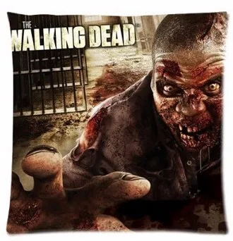 

Custom Horror Dead Monster Zombie walking dead Throw Square Pillow Case Creative Personalized Pillowcase Bedding Pillow Slips