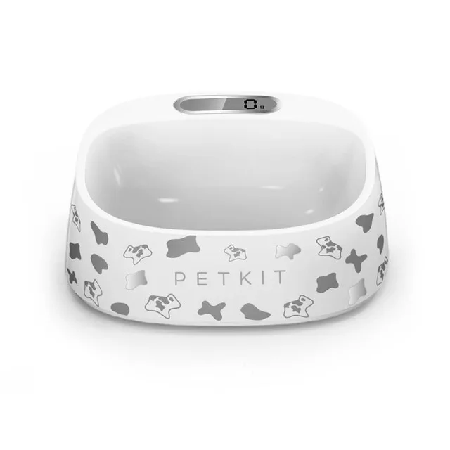 Petkit Smart Antibacterial Pet Dog Bowl Waterproof Weight Cat Pet Bowl Non Slip For Small Medium Dogs Food Bowl For Dogs Water - Цвет: Milk Cow